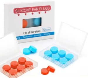 Nozibye 14 Pairs Moldable Soft Silicone Ear Plugs for Sleeping