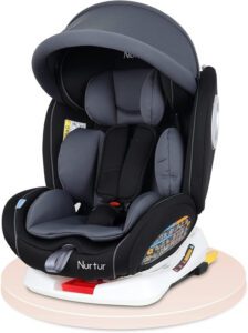 Nurtur Care from the Heart Thor Baby-Kids 4-in-1 Car Seat-360° Rotation-ISOFIX