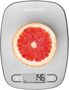 Nutricook Digital Kitchen Scale Eko 5kg Capacity Stainless Steel