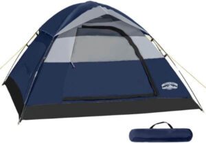 Pacific Pass Person Family Dome Tent with Removable Rain Fly