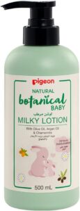 Pigeon Natural Botanical Baby Milky Lotion Hypoallergenic Good for Sensitive Skin 500ml