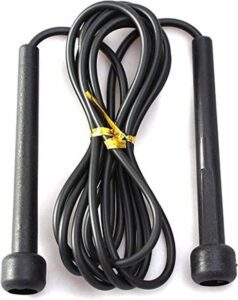 Plastic Handle Speed Skipping Jump Rope Black