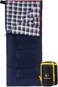 REDCAMP Cotton Flannel Sleeping Bags for Camping 3-Season Warm (افضل كيس نوم)