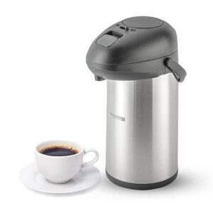 Royalford Coffee-Tea Vacuum Flask 4 liter - RF8337 Stainless Steel - افضل ترمس شاي