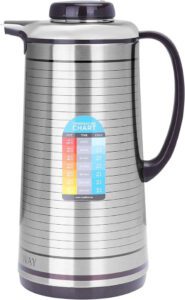 Royalford rf5290 1.6 liter vacuum flask stainless steel