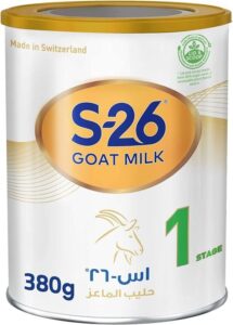 S26 Goat Milk Stage 1 Starter Infant Formula From 0 to 6 Months 380g - افضل حليب اطفال مواليد