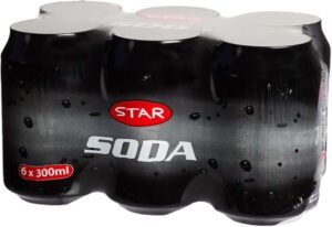 STAR Soda Can 300ml 6 pack