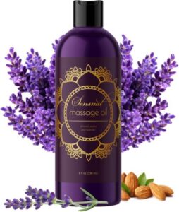 Sensual Massage Oil for Couples No Stain Lavender Massage Oil for Massage Therapy - افضل زيت المساج