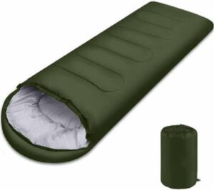 Sleeping Bag 180CM bag length cap is 30CM long Outdoor camping summer camping sleeping bag lunch 700g