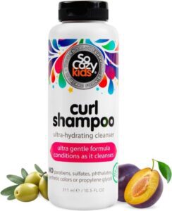 SoCozy Curl Shampoo For Kids Hair Ultra-Hydrating Cleanser 10.5 Fl Oz - أفضل شامبو للاطفال للشعر الجاف