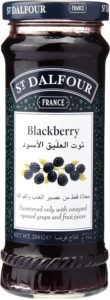 St. Dalfour Black Raspberry Jam Bottle 284G - افضل مربى توت