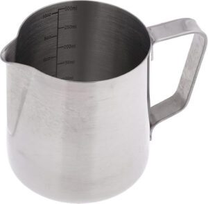 Stainless Steel Milk Frothing Pitcher Cappuccino Creamer Cup 350 ml - افضل ابريق للحليب