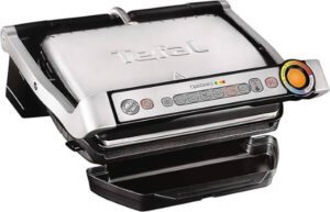 TEFAL OPTIGRILL+ Indoor Electric Grilling Stainless Steel GC712D28 - افضل شواية كهربائية تيفال