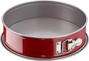 Tefal Delibake Springform Cake Tin 25 cm Red Carbon Steel Bakeware J1641314 - افضل قوالب كيك