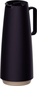 Tramontina Exata Black Plastic Thermal Flask with 1 Liter Glass Liner - افضل ترمس قهوة