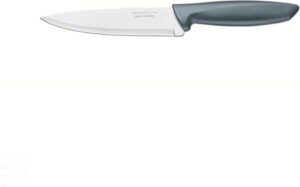 Tramontina Plenus 6 Inches Chef Knife with Stainless Steel Blade and Gray Polypropylene Handle - افضل سكين