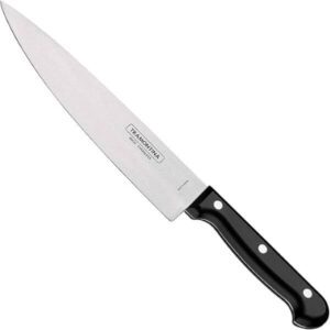 Tramontina Ultracorte 8 Inches Chef Knife with Stainless Steel Blade and Black Polypropylene Handle