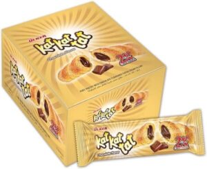 Ülker Kat Kat Tat Puff Pastry With Chocolate Flavoured Cocoa Cream Filling 12 X 24g