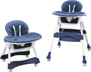 VINNYSEN 2 in 1 Baby High Chair High Chairs for Babies and Toddlers with Easy-Clean Pu Cushion - افضل كرسي اطفال