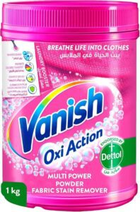 Vanish Oxi Action Multi Power Fabric Powder Stain Remover with Scoop 1Kg