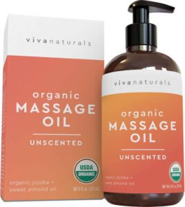 Viva Naturals Certified Organic Massage Oil - افضل زيت المساج