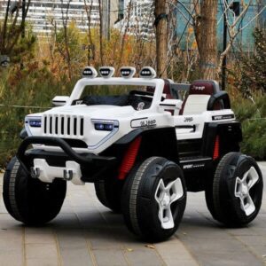 WVWTWB 12v electric car four children can ride off-road vehicles Double Queen with remote control