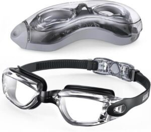 aegend Swimming Goggles Mirrored Swim Goggles No Leaking Anti Fog UV Protection Triathlon Swim Goggles (افضل نظارات سباحة)