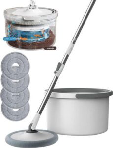 al farraj for home utensils Spin Mop with Bucket 360 Degree Flat Mop